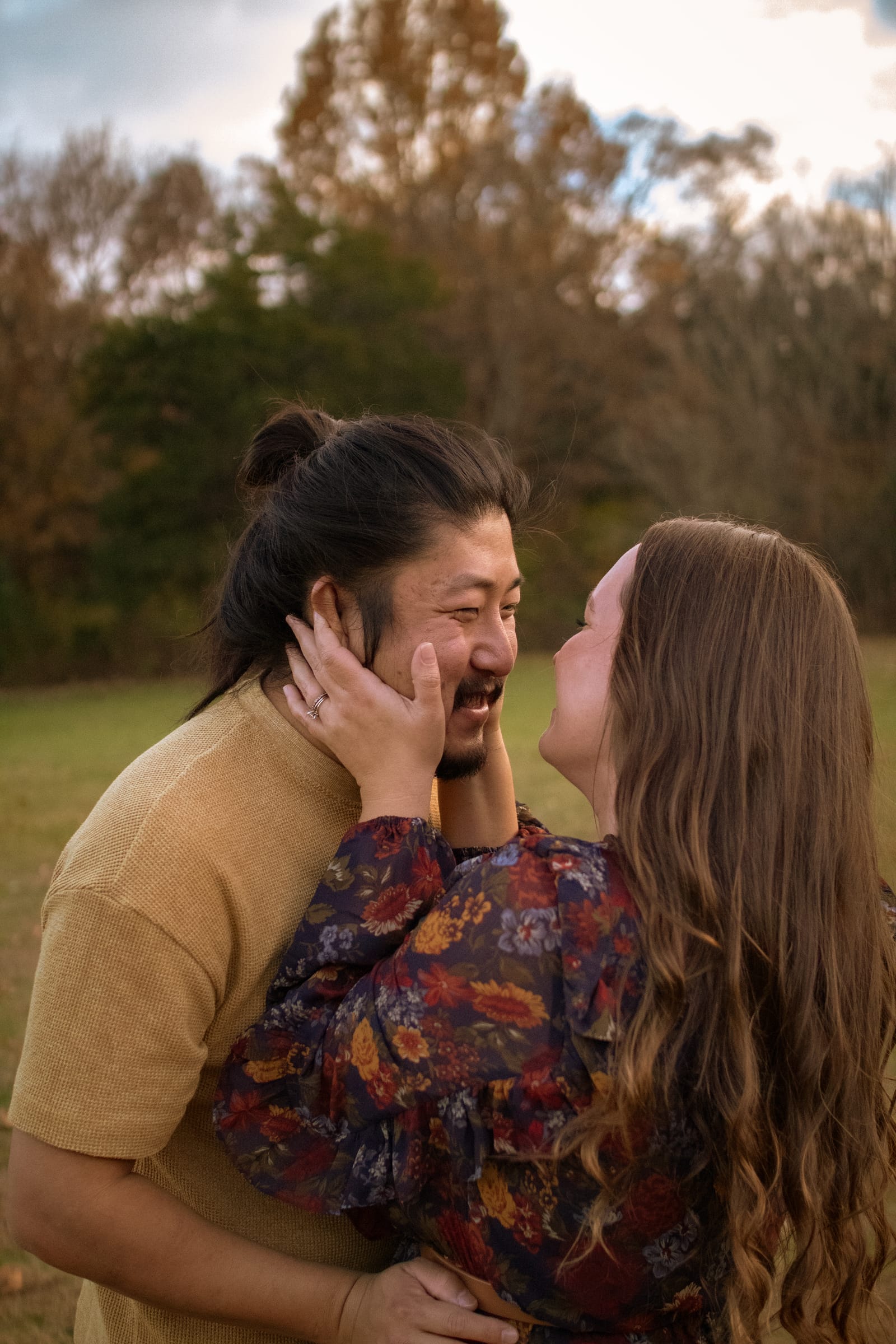 Couple sharing a laugh together
